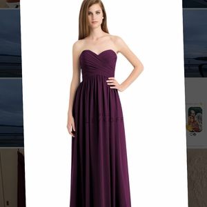BNWT Bill Levkoff dress style 740 Eggplant